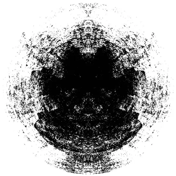 siyah ve beyaz yuvarlak grunge kaplama elementi. soyut sıkıntılı doku arkaplanı 