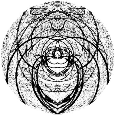 siyah ve beyaz yuvarlak grunge doku arkaplanı