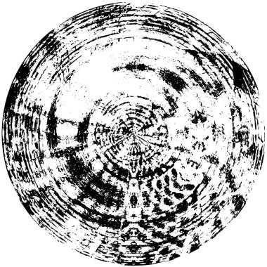black and white round grunge texture 