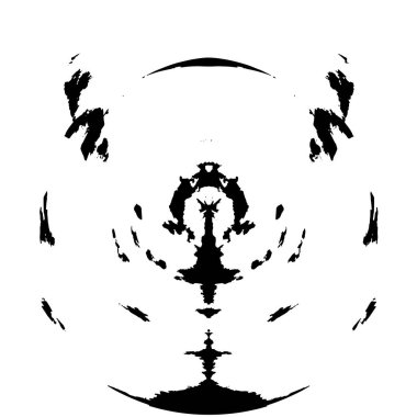 Koyu Grunge Geometrik Deseni 