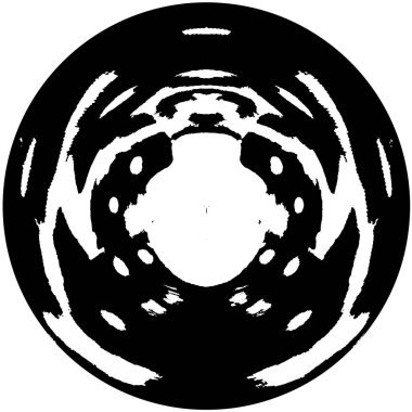 Siyah ve beyaz olarak koyu grunge deseni 