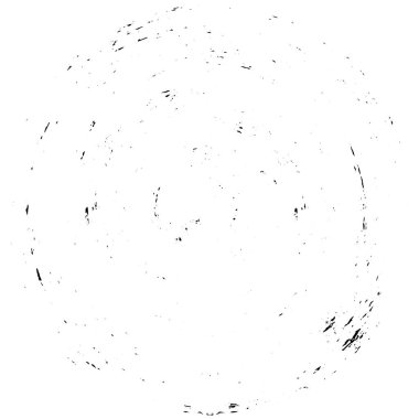 Beyaz arkaplanda soyut siyah yuvarlak şekil. vektör illüstrasyonu    