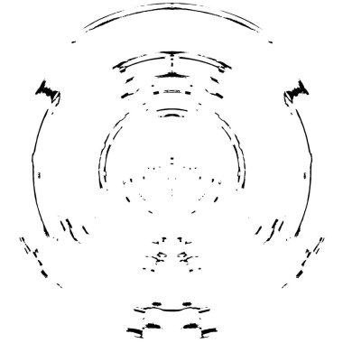 siyah ve beyaz soyut çember arkaplanı