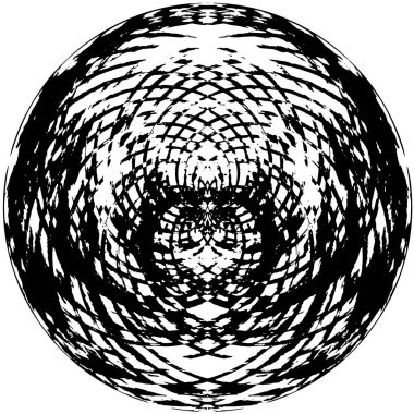 siyah ve beyaz soyut çember arkaplanı