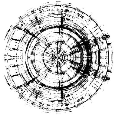 Soyut grunge siyah dokusu arkaplanda izole edildi
