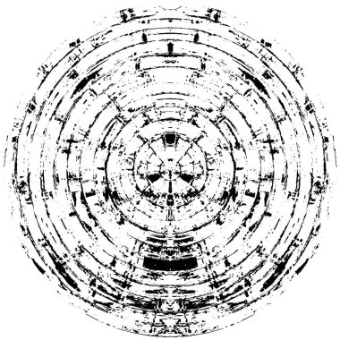 Soyut grunge siyah dokusu arkaplanda izole edildi