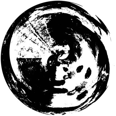 siyah ve beyaz tek renkli grunge elementi. 