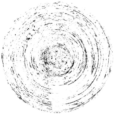 siyah - beyaz yuvarlak grunge kaplama elementi. 