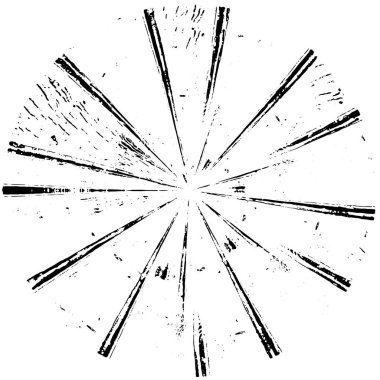 Beyaz arkaplanda soyut siyah yuvarlak şekil. vektör illüstrasyonu    