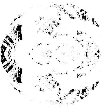 daire damgası, grunge vintage arkaplan, soyut vektör çizimi