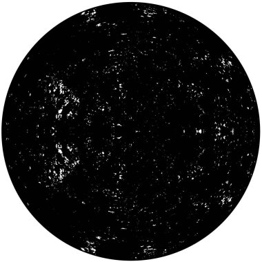 yuvarlak fırça darbesi. siyah ve beyaz fırça boyası. 