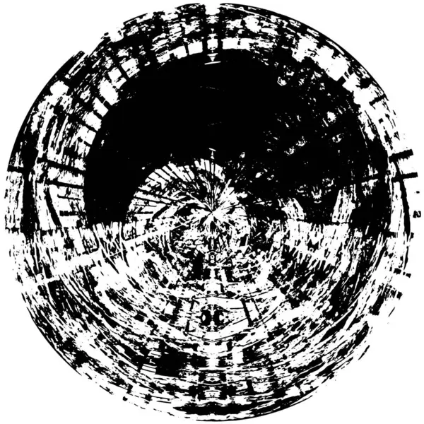 Dark Grunge Pattern Black White — Stock Vector