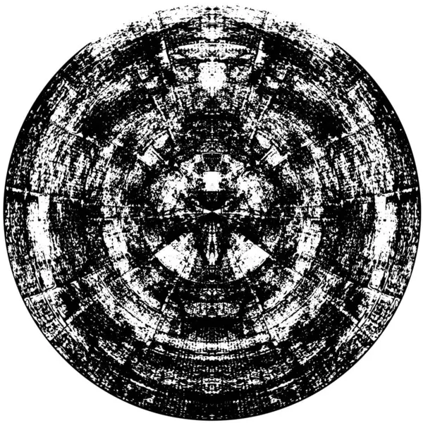 Cirkel Stempel Grunge Vintage Achtergrond Abstracte Vector Illustratie — Stockvector