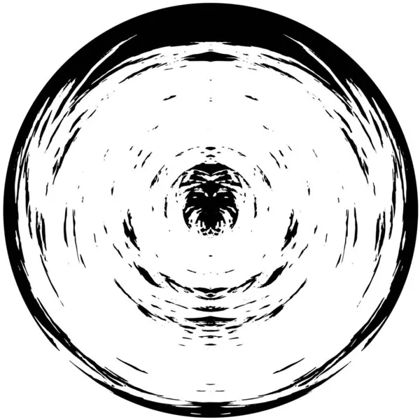 Ασπρόμαυρο Φόντο Αφηρημένου Κύκλου — Διανυσματικό Αρχείο