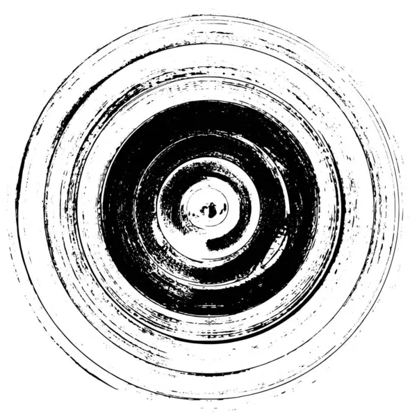 Abstract Black White Monochrome Grunge Overlay Element — Stock Vector