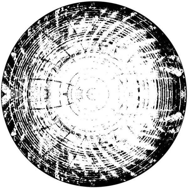 Kreis Stempel Grunge Vintage Hintergrund Abstrakte Vektorillustration — Stockvektor
