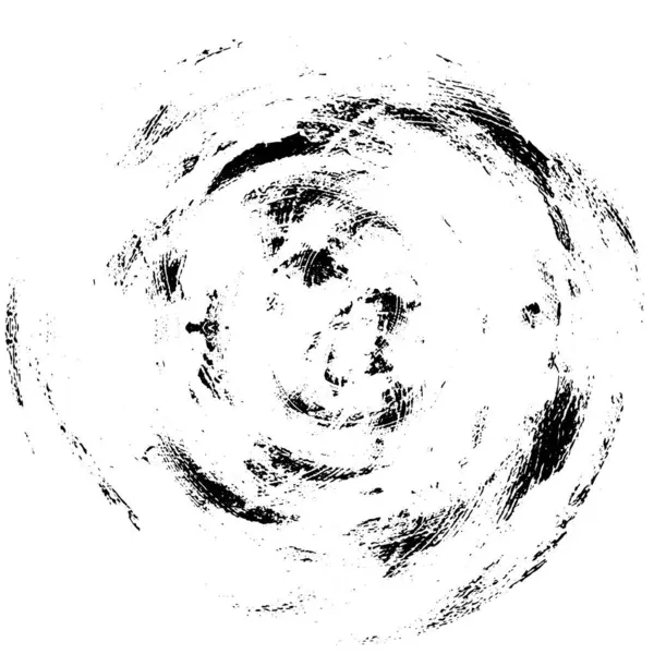 Abstrato Carimbo Círculo Preto Branco Fundo Grunge Ilustração Vetorial — Vetor de Stock