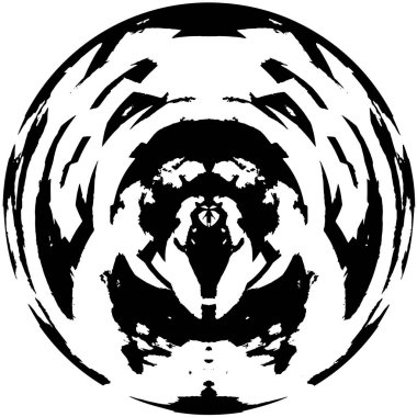 Çember desenli eski grunge arkaplanı