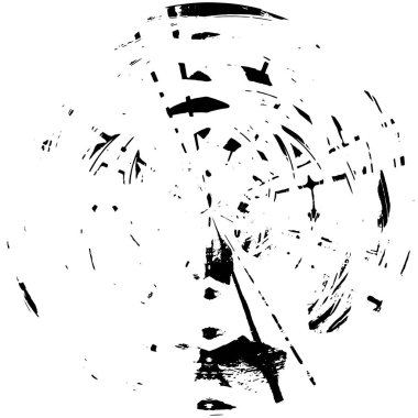 soyut koyu grunge geometrik desen