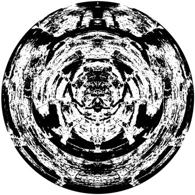 siyah ve beyaz yuvarlak arkaplan grunge dokusu