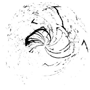 siyah - beyaz yuvarlak grunge kaplama elementi. 