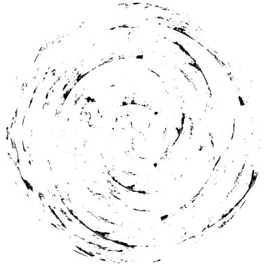 siyah - beyaz yuvarlak grunge kaplama elementi. 