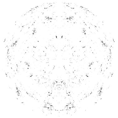 siyah - beyaz yuvarlak grunge kaplama elementi. 