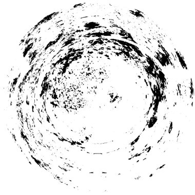 siyah ve beyaz yuvarlak arkaplan grunge dokusu