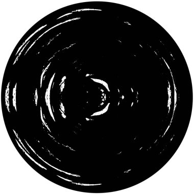 siyah ve beyaz eski yuvarlak arkaplan 