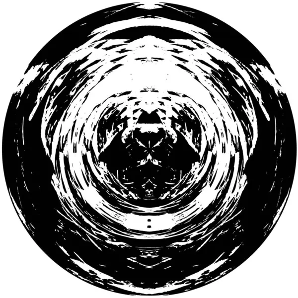Abstracto Grunge Oscuro Patrón Geométrico — Vector de stock