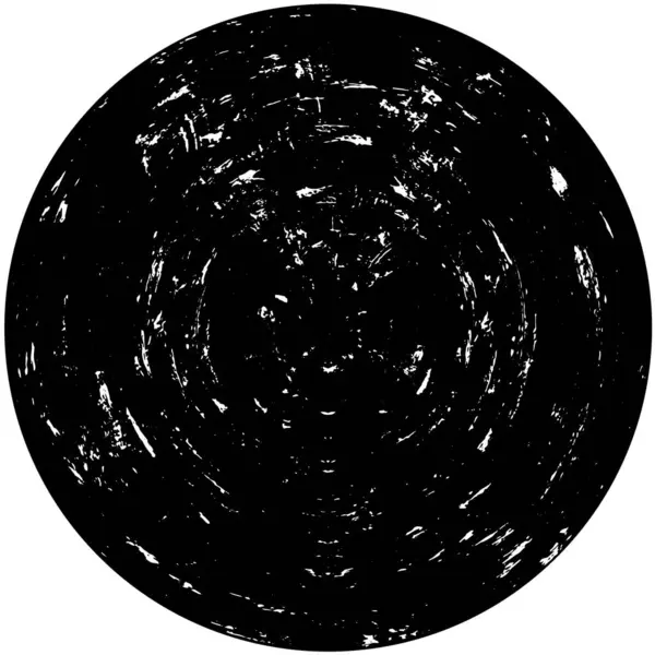 黑白圆磨擦复盖元件 — 图库矢量图片