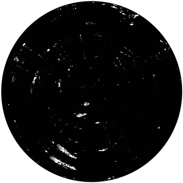 Shabby Oscuro Redondo Textura Grunge Fondo — Archivo Imágenes Vectoriales