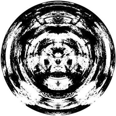 Eski, yuvarlak, eski, yıpranmış arka plan. 