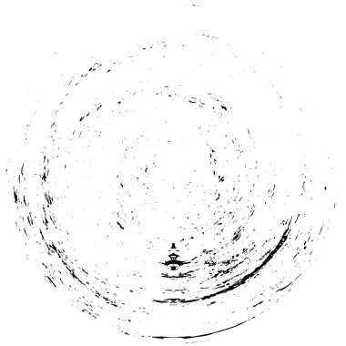 Eski, yuvarlak, eski, yıpranmış arka plan. 