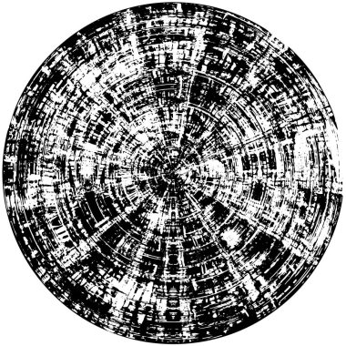 Eski daire grunge vintage yıpranmış arka plan 