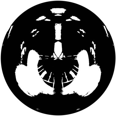 Soyut grunge yarım ton arkaplan deseni.