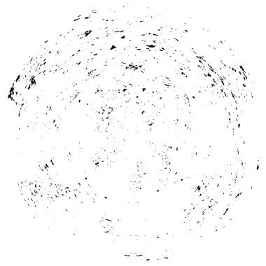 Çemberli siyah ve beyaz soyut geometrik desen