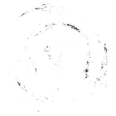 Çemberli koyu soyut geometrik desen