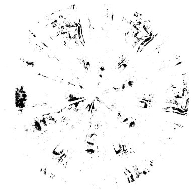 Eski püskü boya ve alçı çatlaklarından oluşan duvar dokusu