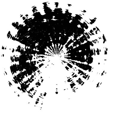 Arka planda eski boyalar ve alçı çatlakları var.