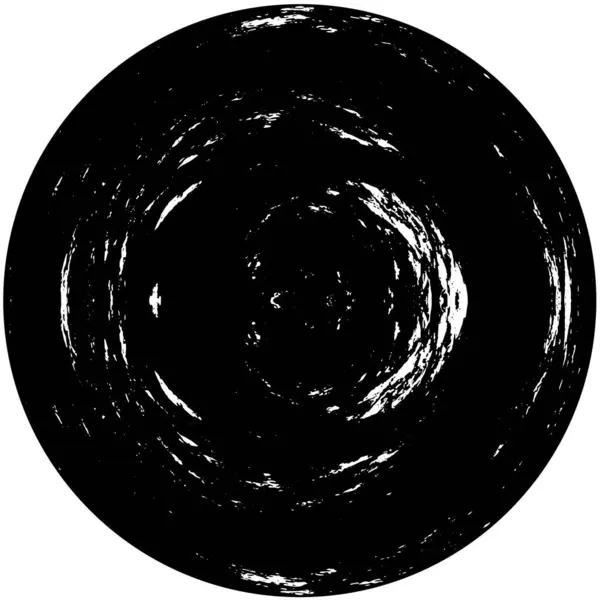 黒と白のラウンドグラウンジの背景 — ストックベクタ