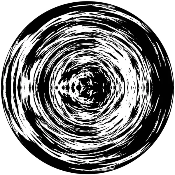 Patrón Geométrico Abstracto Blanco Negro Con Círculo — Vector de stock