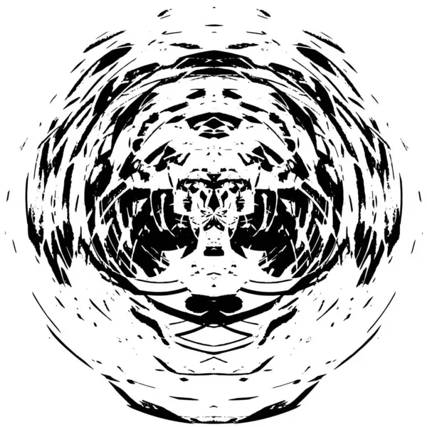 Patrón Geométrico Abstracto Oscuro Con Círculo — Archivo Imágenes Vectoriales