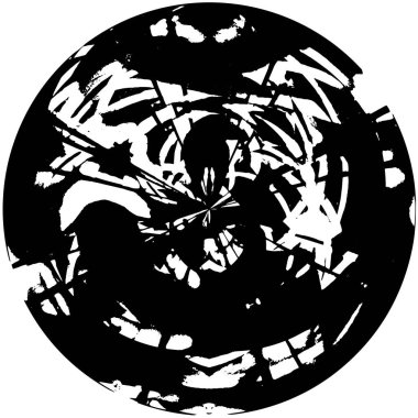 Gelecekçi soyut grunge geometrik modern desen