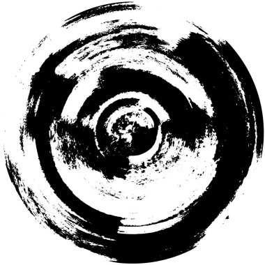 Eski püskü boya ve alçı çatlaklar daire şeklinde.