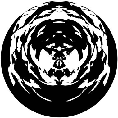 Eski püskü boya ve alçı çatlaklar daire şeklinde.