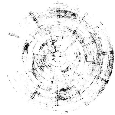 Grunge Yuvarlak Elementi. Yaratıcı Grafik Tasarımı İçin Soyut Çember Boyama. Tehlike Doku Arkaplanı. Bir Kaleydoskop 'un geometrik elementlerine sahip bir halka biçiminde arkaplan
