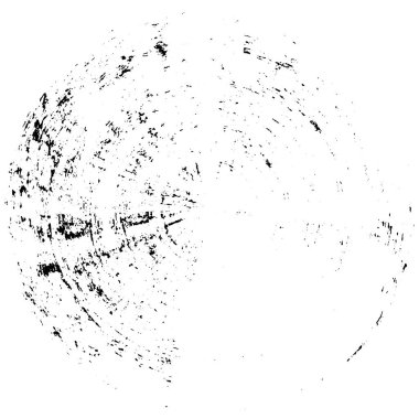 Grunge Yuvarlak Elementi. Yaratıcı Grafik Tasarımı İçin Soyut Çember Boyama. Tehlike Doku Arkaplanı. Bir Kaleydoskop 'un geometrik elementlerine sahip bir halka biçiminde arkaplan