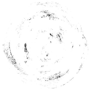 Grunge Yuvarlak Elementi. Yaratıcı Grafik Tasarımı İçin Soyut Çember Boyama. Tehlike Doku Arkaplanı. Bir Kaleydoskop 'un geometrik elementlerine sahip bir halka biçiminde arkaplan