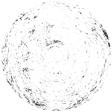 Grunge Yuvarlak Elementi. Yaratıcı Grafik Tasarımı İçin Soyut Çember Boyama. Tehlike Doku Arkaplanı. Bir Kaleydoskop 'un geometrik elementlerine sahip bir halka biçiminde arkaplan